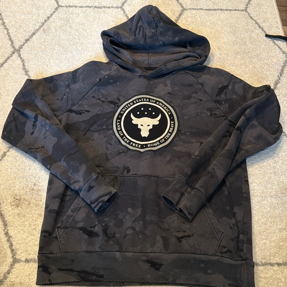 Under Armour The Rock Camo Hoodie Large